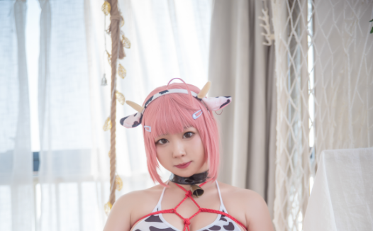 皮皮奶 奶牛红绳[33P-485MB]